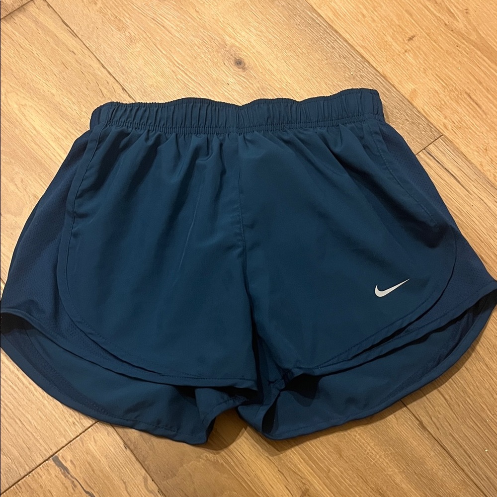 Nike Women's Navy Blue Athletic Shorts